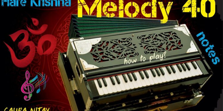 21-40 Melody Hare Krishna on the harmonium